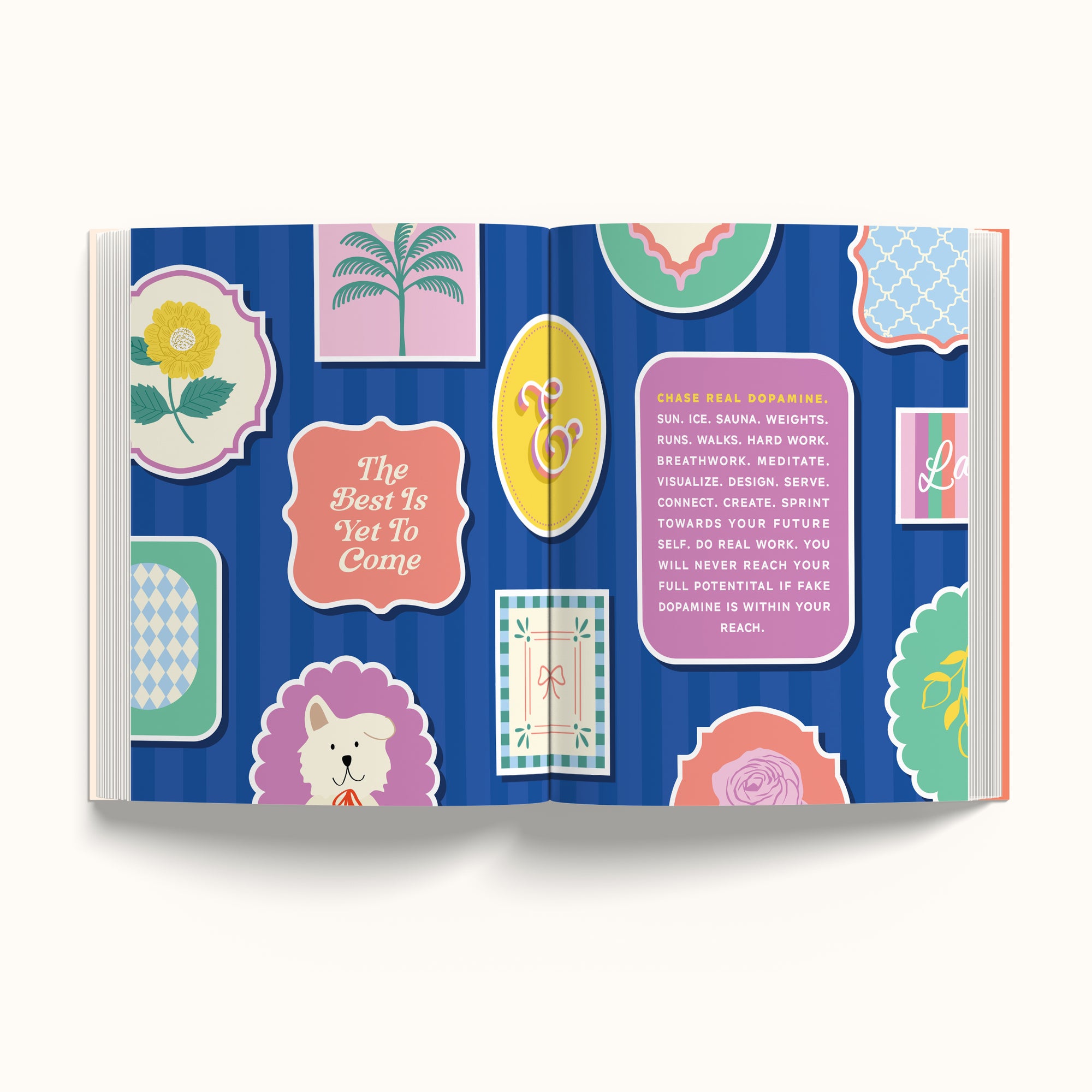 Annual Undated Planner - Make It Happen Peach