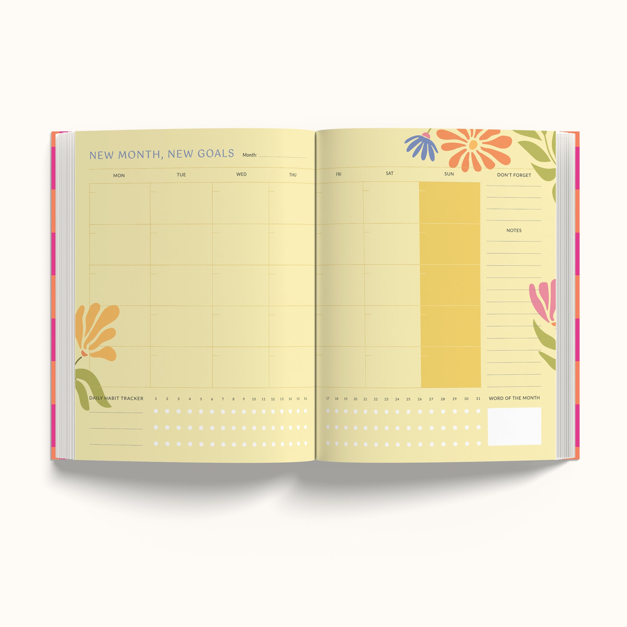 Annual Undated Planner - Create the Life of Your Dreams