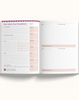 Annual Undated Planner - Make It Happen Peach