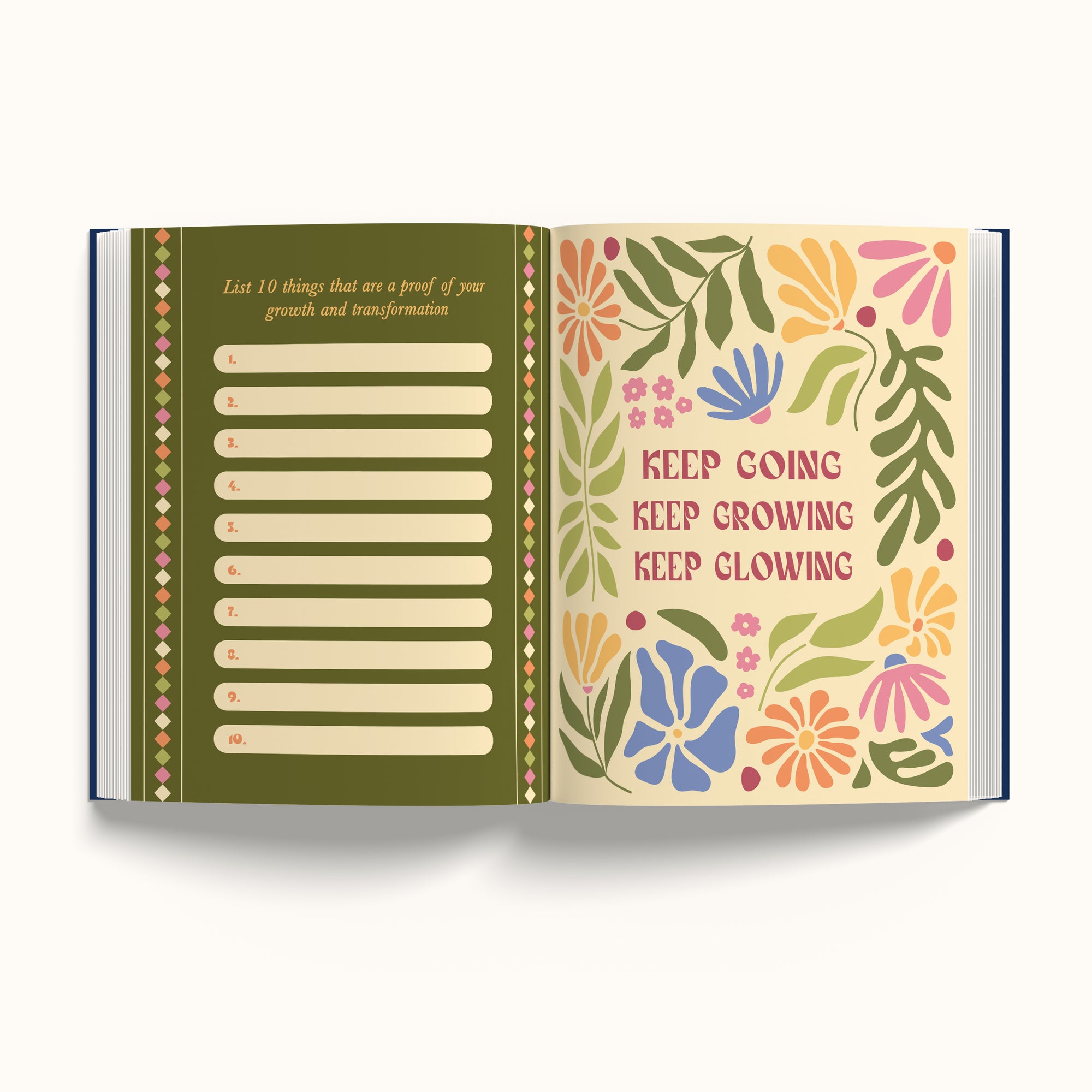 Annual Undated Planner - Make It Happen Blue