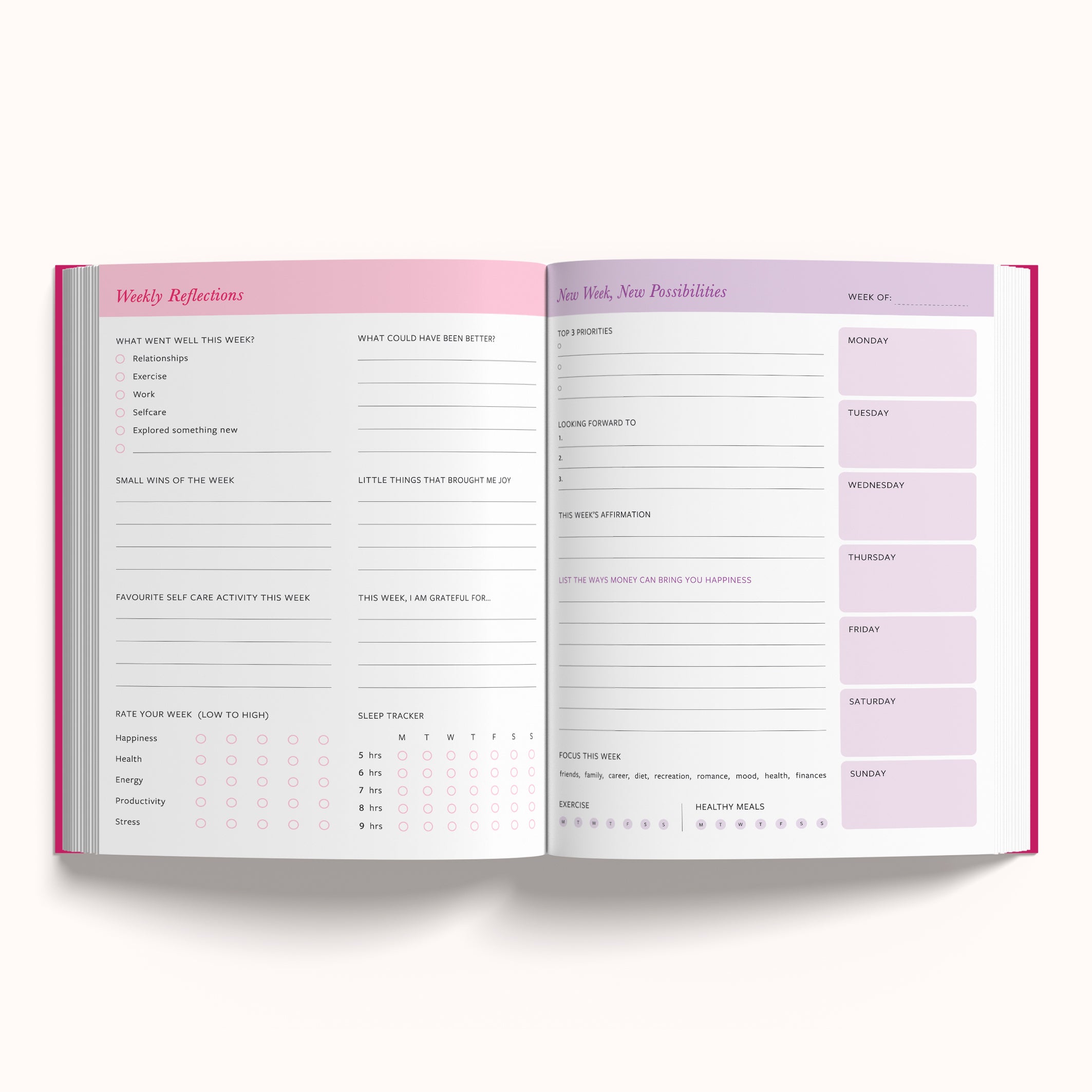 Yearly Life Planner • 12 Month Undated – Lovendu